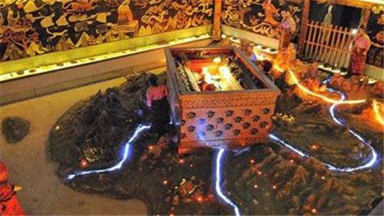 秦始皇陵地宮內(nèi)部復(fù)原圖 龐大宏偉的景象震驚世人