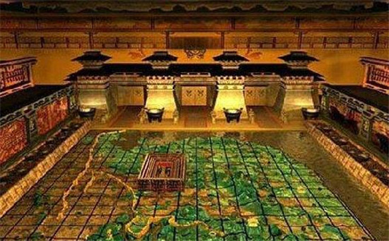 秦始皇陵地宮內(nèi)部復(fù)原圖 龐大宏偉的景象震驚世人