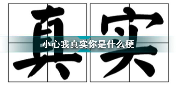 小心我真實你是什么梗 小心我真實你是什么意思網(wǎng)絡(luò)用語