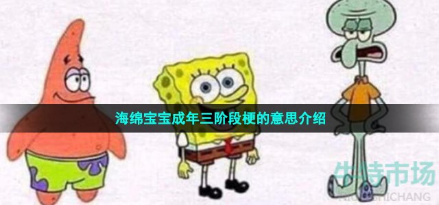 海綿寶寶成年三階段梗的意思介紹