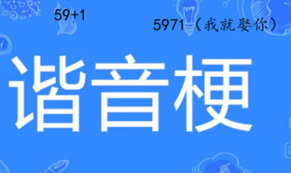 網(wǎng)絡(luò)用語59+1等于多少是什么梗