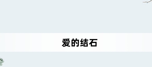 網(wǎng)絡(luò)用語愛的結(jié)石是什么梗