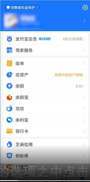 支付寶開啟長輩模式步驟一覽