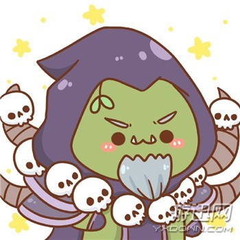 《魔獸世界》版長(zhǎng)草顏團(tuán)子 你見(jiàn)過(guò)這么萌的巫妖王嗎?
