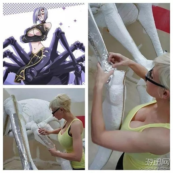 胸猛Coser挑戰(zhàn)性感蜘蛛娘 凸顯的南半球讓人移不開眼睛