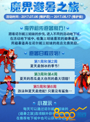 dnf避暑材料獲得方法